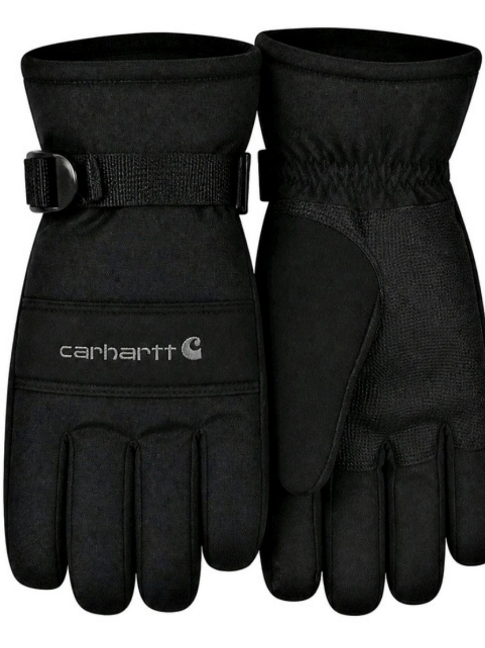 Carhartt Waterproof Insulated Knit Cuff Glove Gloves Black XL